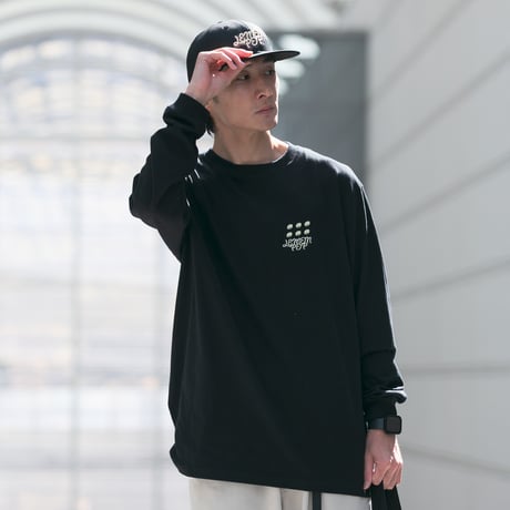 レモンポップ グラフィカルロングスリーブTシャツ（黒/Black）