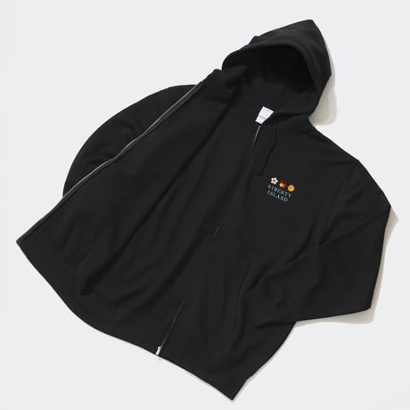 リバティアイランド メモリアルグッズ グラフィカルパーカー（黒/Black）