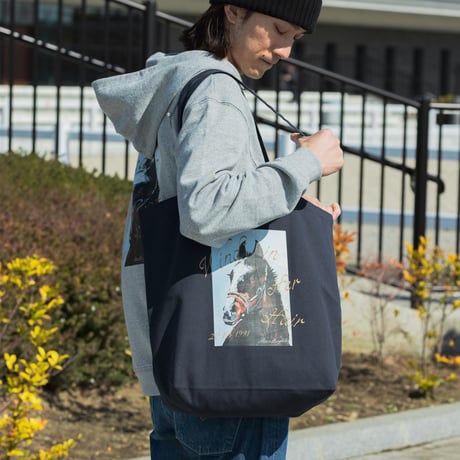 ウインドインハーヘア グラフィカルトートLサイズ（紺/Navy）