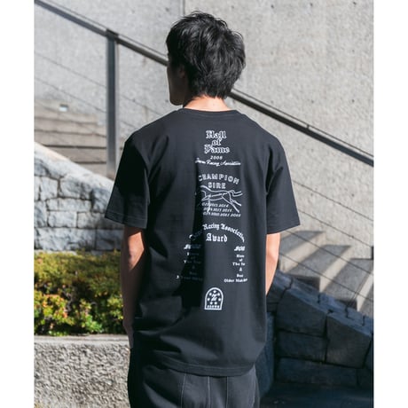 ディープインパクト グラフィカルTシャツAパターン（黒/Black）