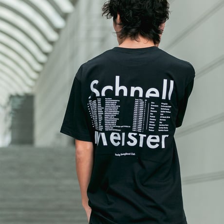 シュネルマイスター引退記念グラフィカルTシャツBパターン（黒/Black）
