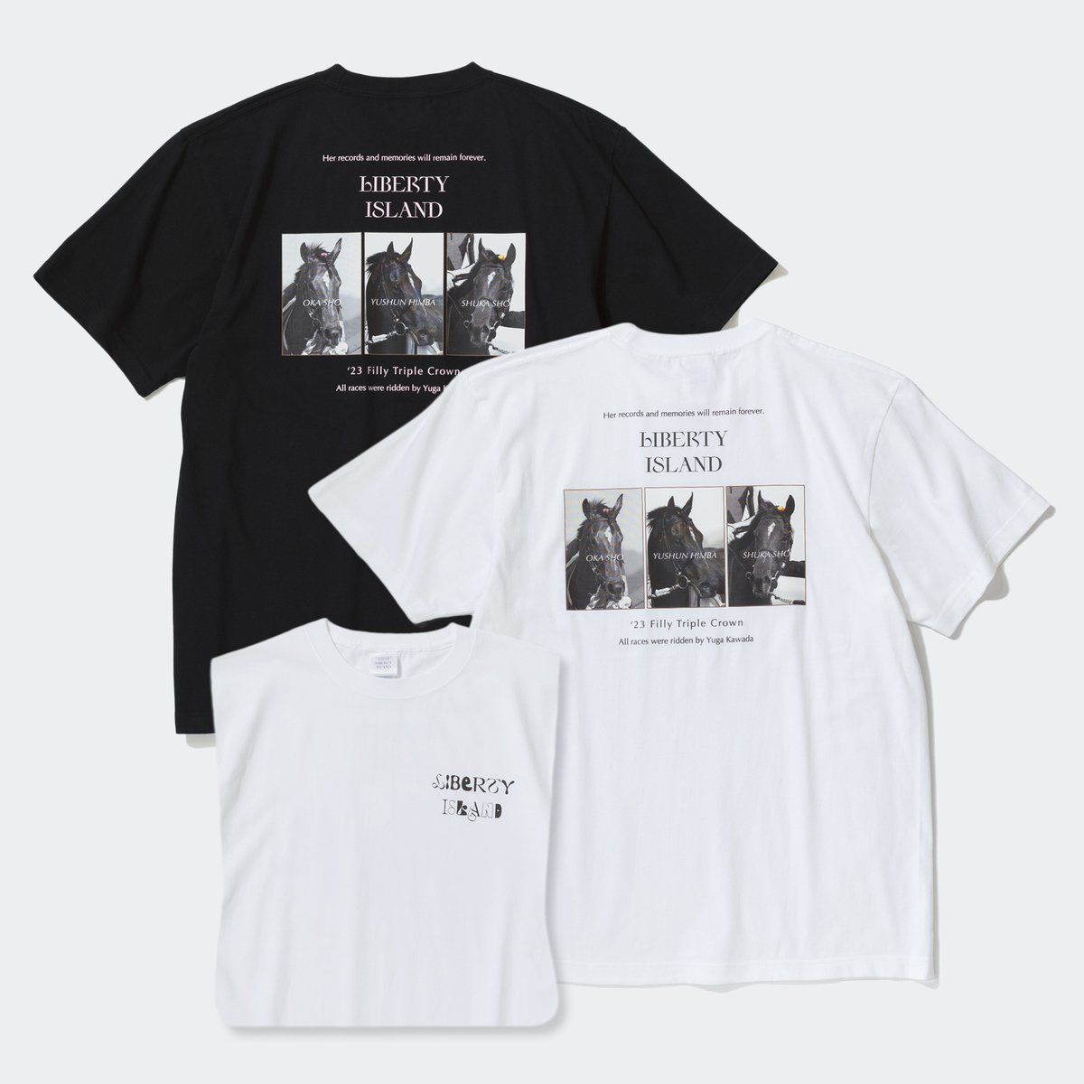 リバティアイランド メモリアルグッズ グラフィカルTシャツBパターン