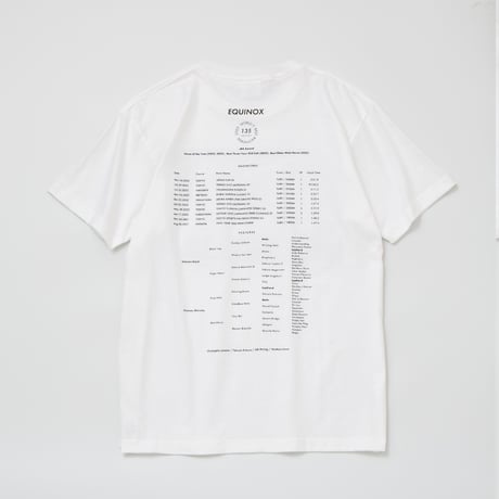 イクイノックス引退記念グラフィカルTシャツCパターン（白/White）