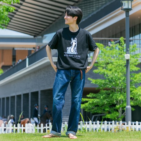 メロディーレーン グラフィカルTシャツBパターン（黒/Black）