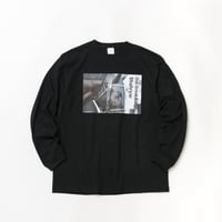 シャフリヤール グラフィカルロングスリーブTシャツ（黒/Black）