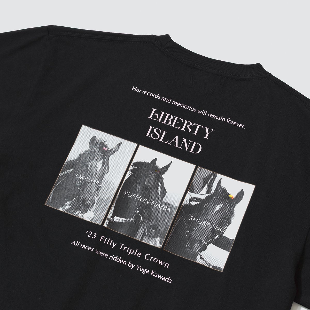 リバティアイランド メモリアルグッズ グラフィカルTシャツBパターン