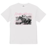 レシステンシア引退記念グラフィカルTシャツ（Aパターン白/White）