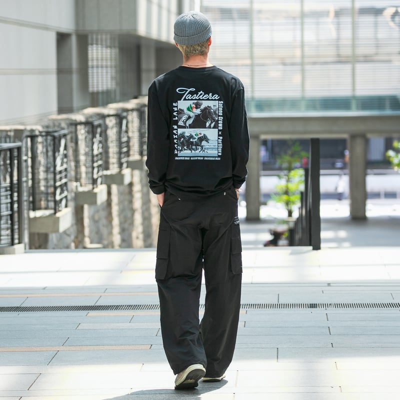 タスティエーラ引退記念 グラフィカルロングスリーブTシャツ（黒/Black