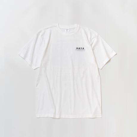 ハヤヤッコ グラフィカルTシャツCパターン（白/White）