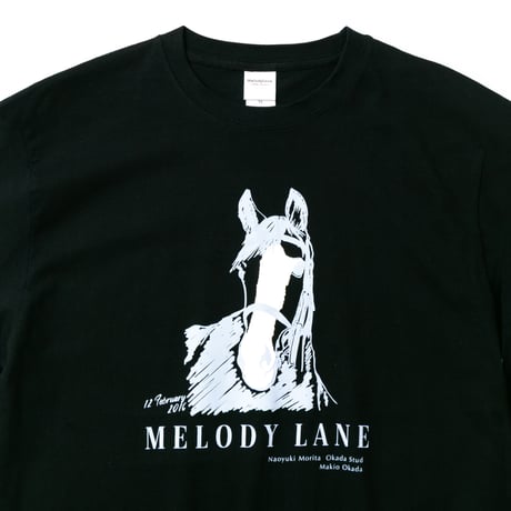 メロディーレーン グラフィカルTシャツBパターン（黒/Black）