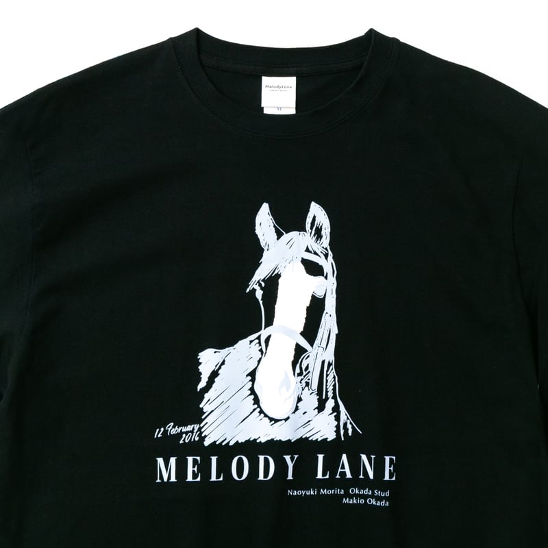 メロディーレーン グラフィカルTシャツBパターン（黒/Black