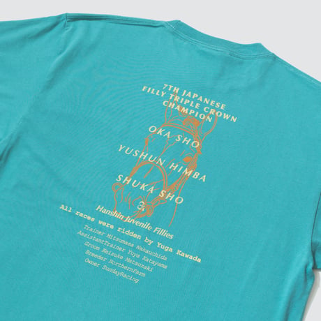リバティアイランド メモリアルグッズ グラフィカルTシャツCパターン（黄緑/Apple Green）