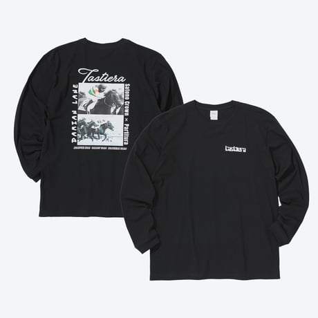 タスティエーラ引退記念 グラフィカルロングスリーブTシャツ（黒/Black）
