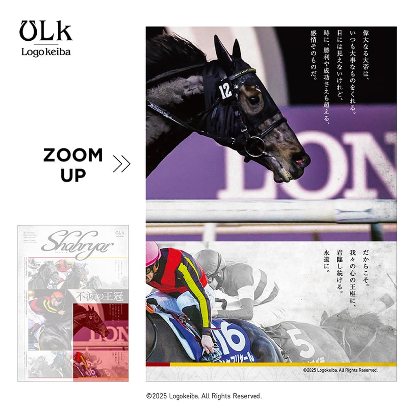 第45回有馬記念　B2ポスター シャフリヤール デザインポスター(B2サイズ) | HORSEGOODSnet