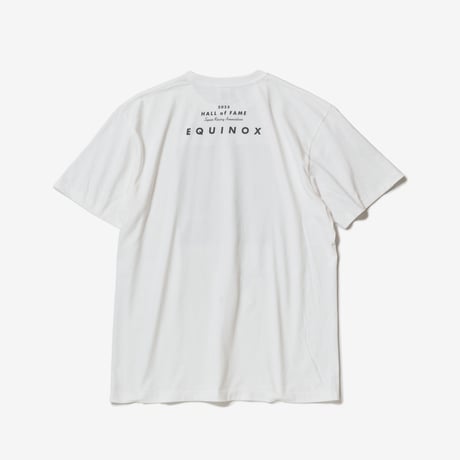 イクイノックス顕彰馬選定記念 グラフィカルTシャツAパターン（白/White）