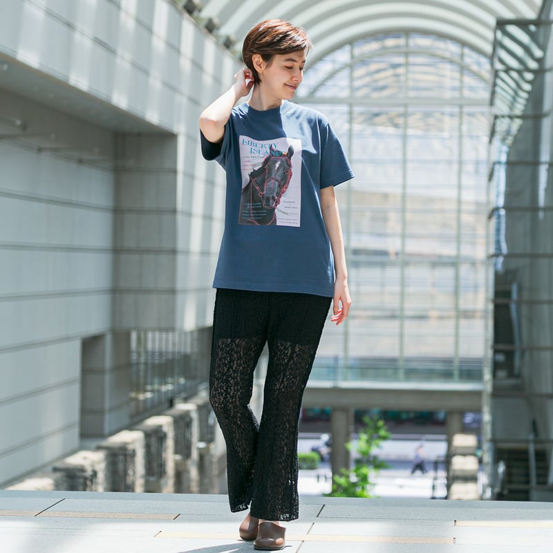 リバティアイランド メモリアルグッズ グラフィカルTシャツAパターン