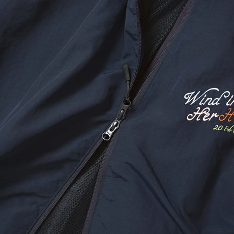 ウインドインハーヘア グラフィカルブルゾン（紺/Navy）