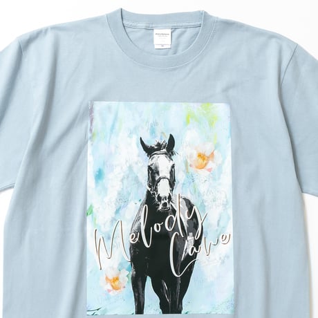 メロディーレーン グラフィカルTシャツAパターン（青/Blue）