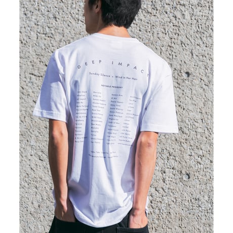 ディープインパクト グラフィカルTシャツCパターン（白/White）