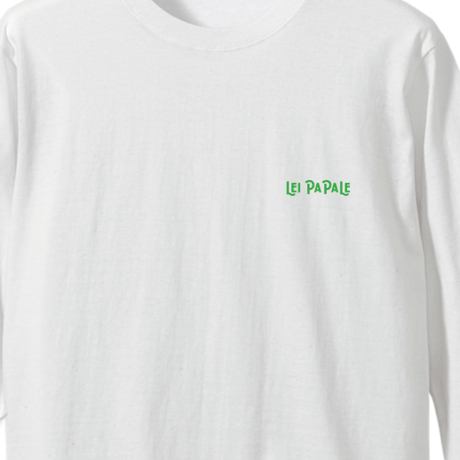 レイパパレ引退記念グラフィカルロングスリーブTシャツ（白/White）