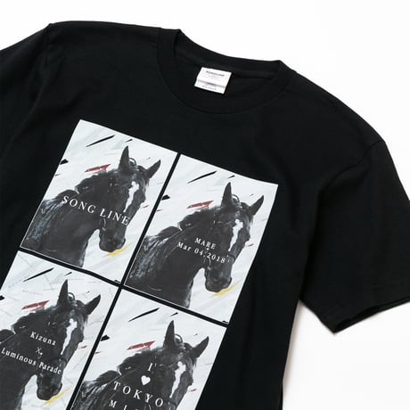 ソングライン引退記念グラフィカルTシャツAパターン（黒/Black）