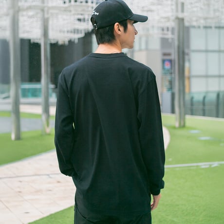 シャフリヤール グラフィカルロングスリーブTシャツ（黒/Black）