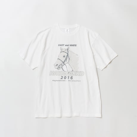 ハヤヤッコ グラフィカルTシャツBパターン（白/White）