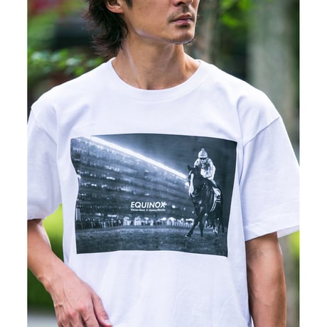 イクイノックス引退記念グラフィカルTシャツCパターン（白/White）