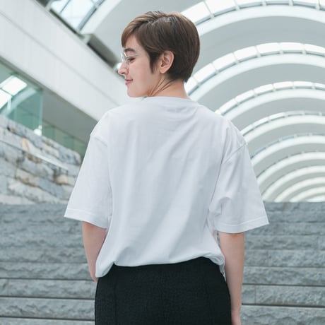 ハヤヤッコ グラフィカルTシャツAパターン（白/White）
