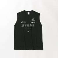 シャフリヤール グラフィカルノースリーブTシャツ（黒/Black）
