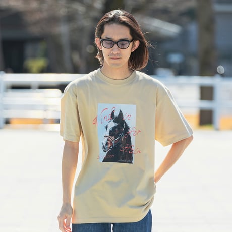 ウインドインハーヘア グラフィカルTシャツAパターン（ベージュ/Beige）