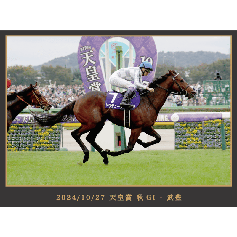 競馬 ドウデュース パネル 競馬ブック 天皇賞(秋) 予約限定ポスター