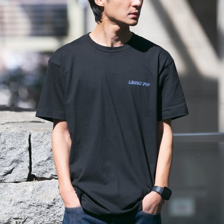 レモンポップ グラフィカルTシャツBパターン（黒/Black）