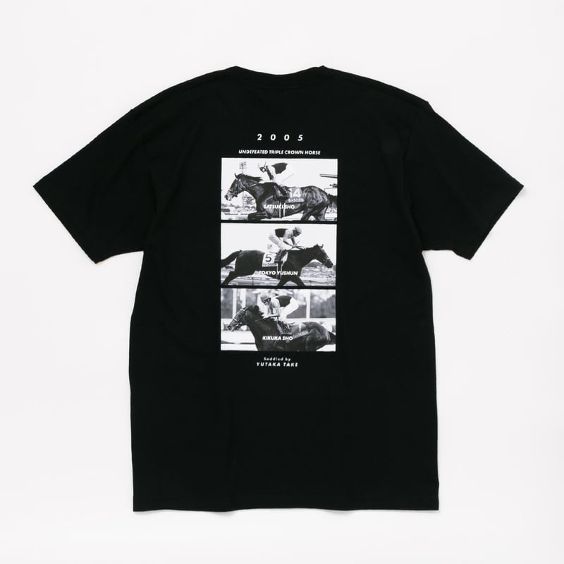 ディープインパクト グラフィカルTシャツBパターン（黒/Black