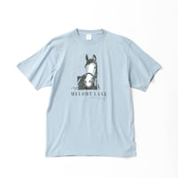 メロディーレーン グラフィカルTシャツBパターン（青/Blue）