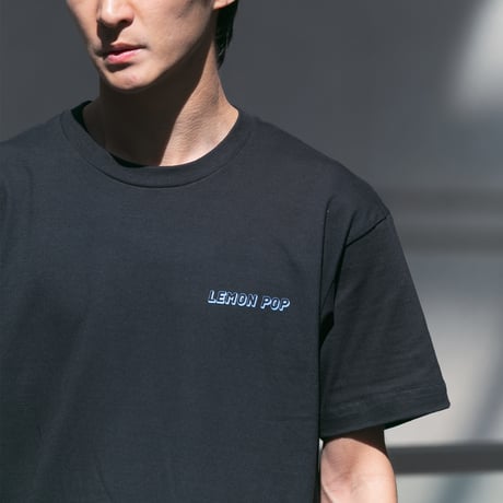 レモンポップ グラフィカルTシャツBパターン（黒/Black）