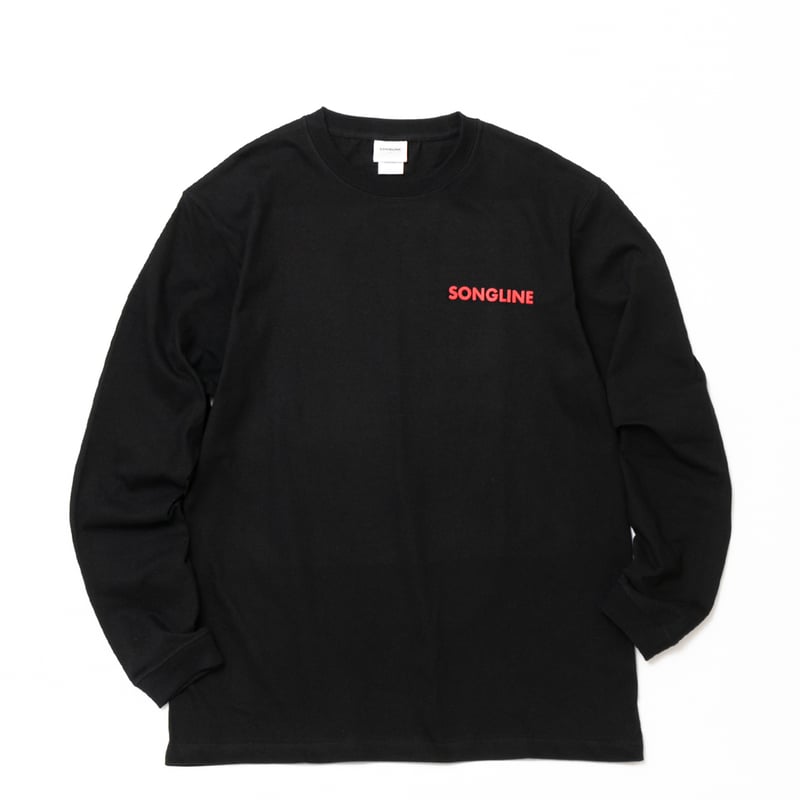 ソングライン引退記念グラフィカルロングスリーブTシャツ(黒 ソングライン引退記念グラフィカルロングスリーブTシャツ(黒