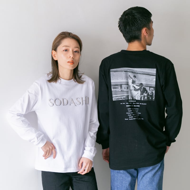 金属バット YOSHIMOTO LOVE ロンT 長袖 黒 Sサイズ 美品 ソダシ引退記念グラフィカルロングスリーブTシャツ（黒/Black