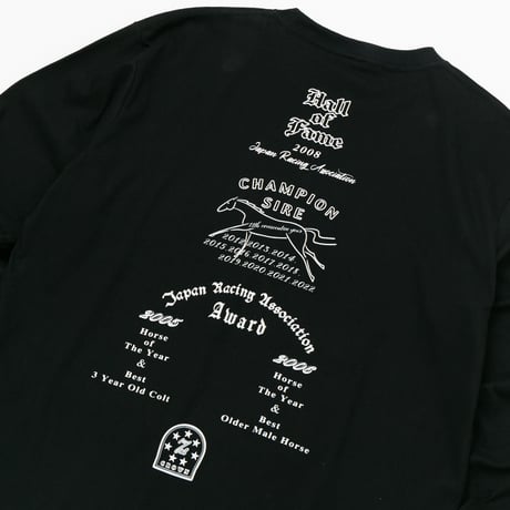ディープインパクト グラフィカルロングスリーブTシャツ（黒/Black）