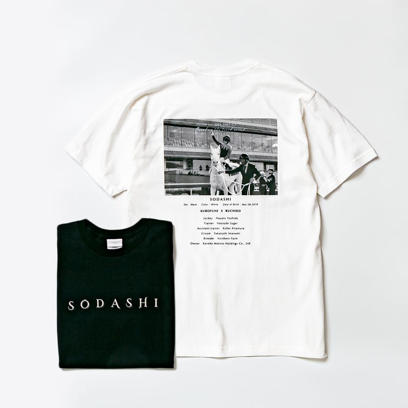ソダシ引退記念グラフィカルTシャツ（Cパターン黒/Black） | HORSEGOODSnet