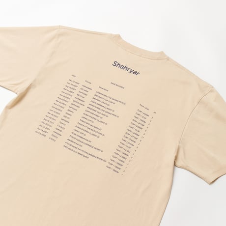 シャフリヤール グラフィカルTシャツBパターン（ベージュ/Beige）