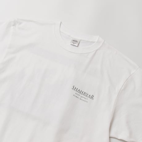 シャフリヤール グラフィカルTシャツCパターン（白/White）