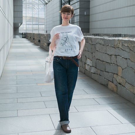 ハヤヤッコ グラフィカルTシャツBパターン（白/White）