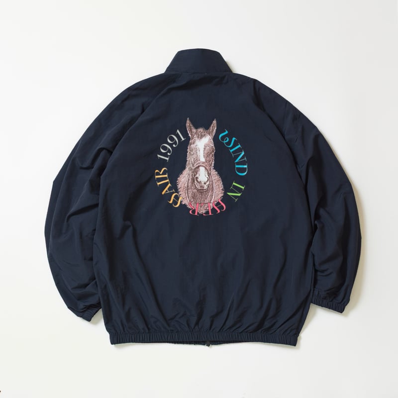ウインドインハーヘア グラフィカルブルゾン（紺/Navy） | HORSEGOODSnet