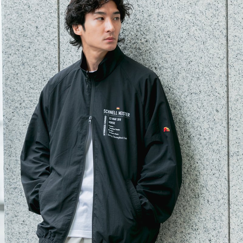 シュネルマイスター引退記念グラフィカルブルゾン（黒/Black