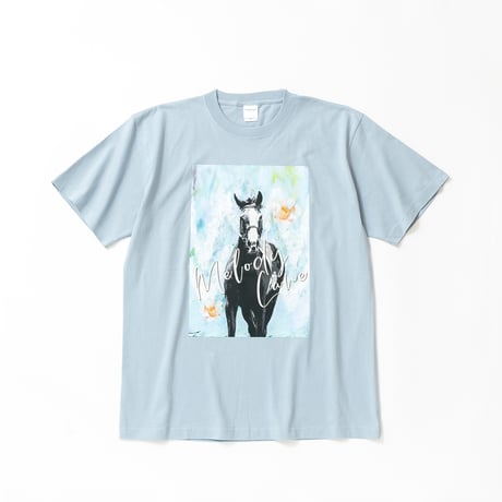 メロディーレーン グラフィカルTシャツAパターン（青/Blue）