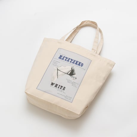 ハヤヤッコ グラフィカルトートLサイズ（生成り/Off-White）