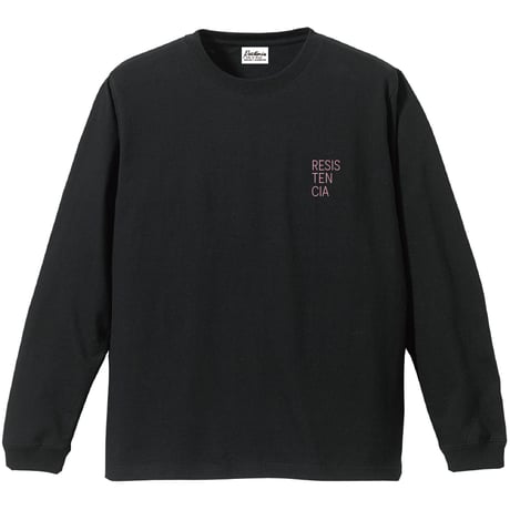 レシステンシア引退記念グラフィカルロングスリーブTシャツ（黒/Black）