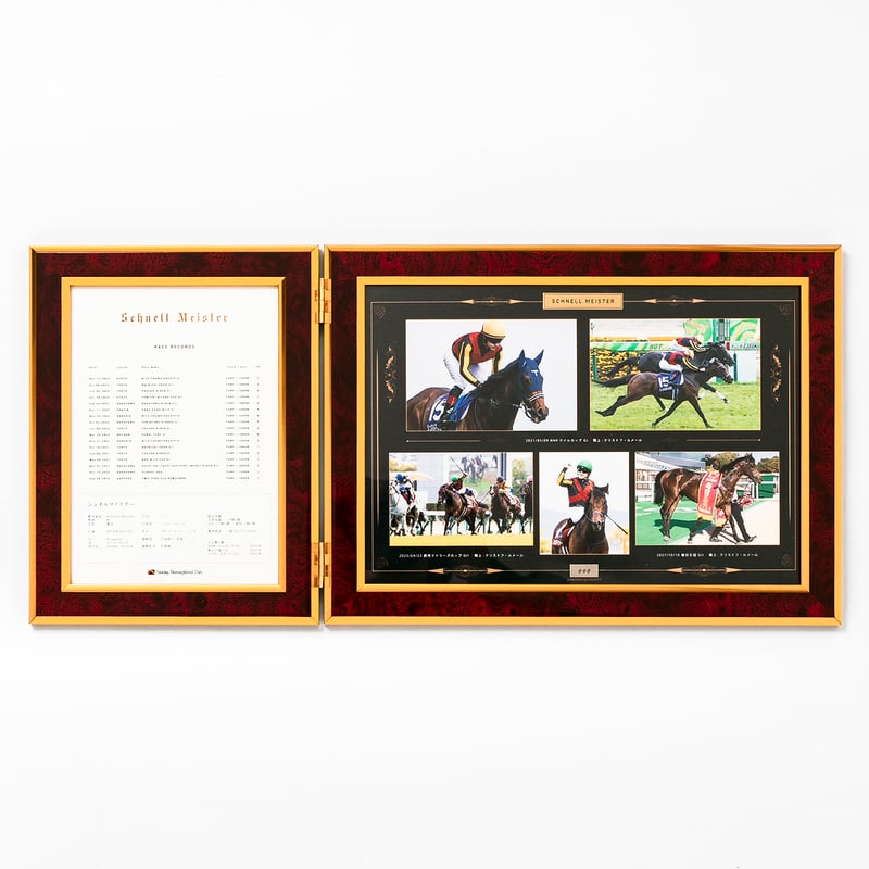 数量50個限定】シュネルマイスター引退記念写真デザインパネル