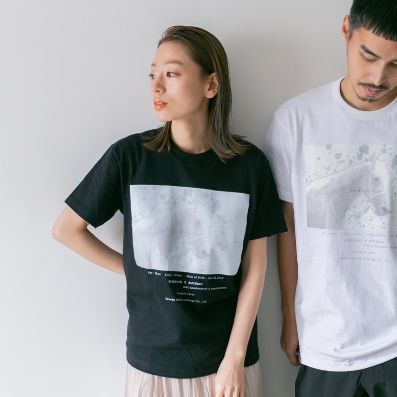 ソダシ引退記念グラフィカルTシャツ（Aパターン黒/Black